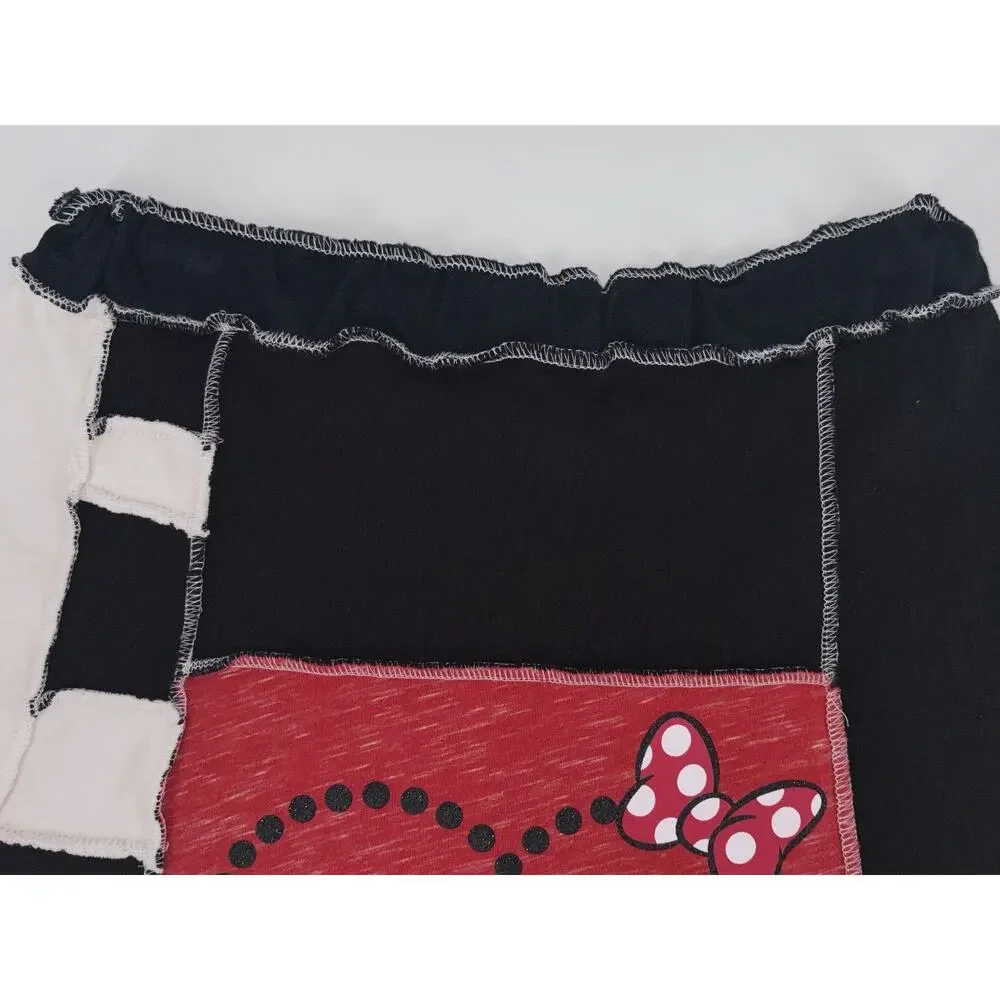 Minnie Mouse Women's Skirt Handmade Disney Vacation Embellished No Size Tag CUTE